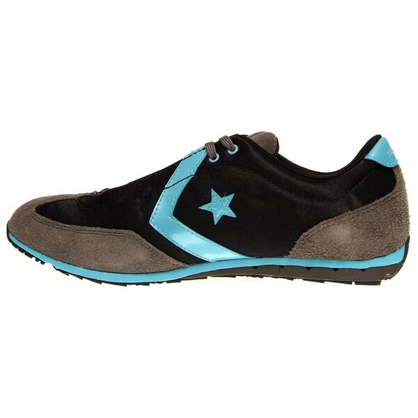 Converse Womens Revival Ox Fabric Low Top Lace Up Fashion Black/Blue Size 9.5 Converse Womens Revival Ox Fabric Low Top Lace Up Fashion Black/Blue Size 9.5