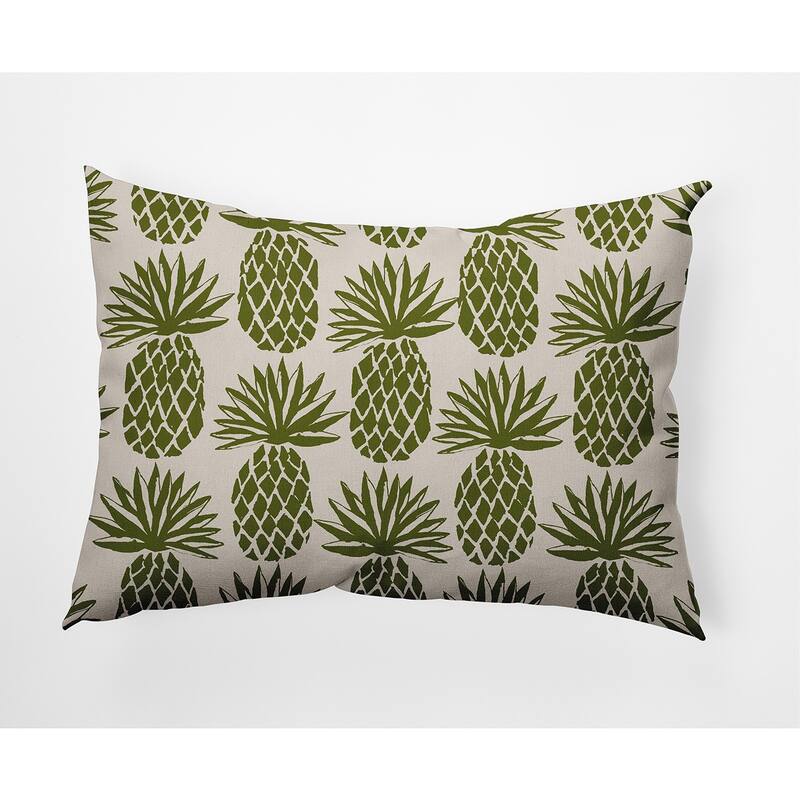 Pineapple Stripes Decorative Throw Pillow