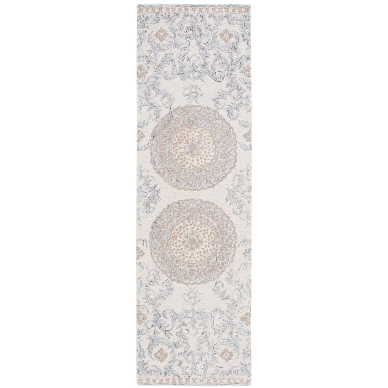 SAFAVIEH Handmade Marquee Wolfhilde Medallion Wool Rug