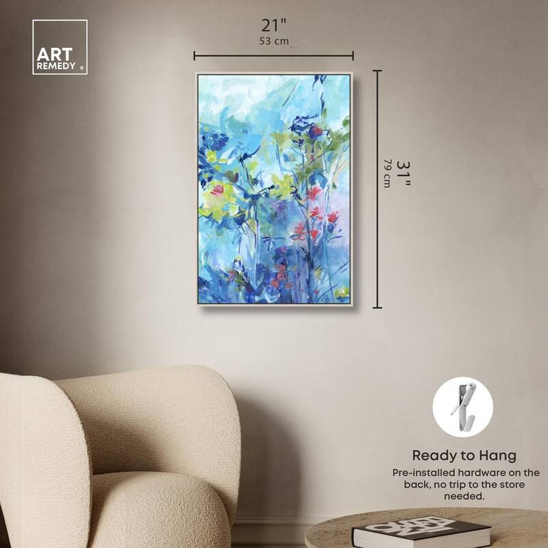 Heavenly Blue II Canvas by Art Remedy
