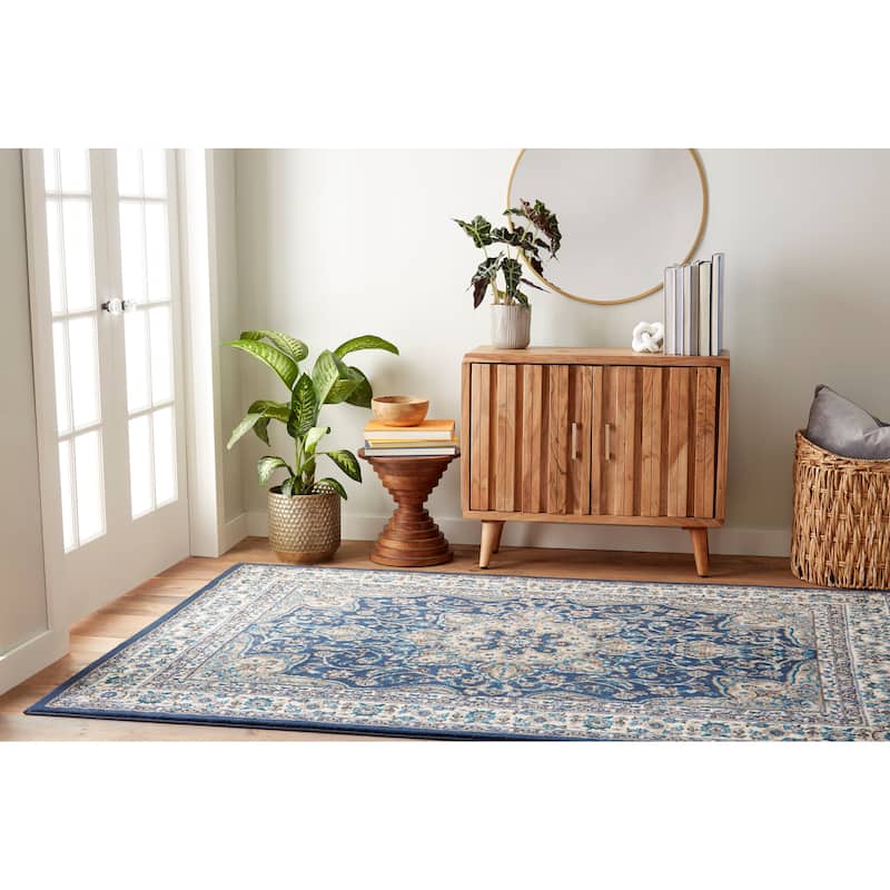 HOME DYNAMIX Tremont Magnolia Traditional Medallion Area Rug