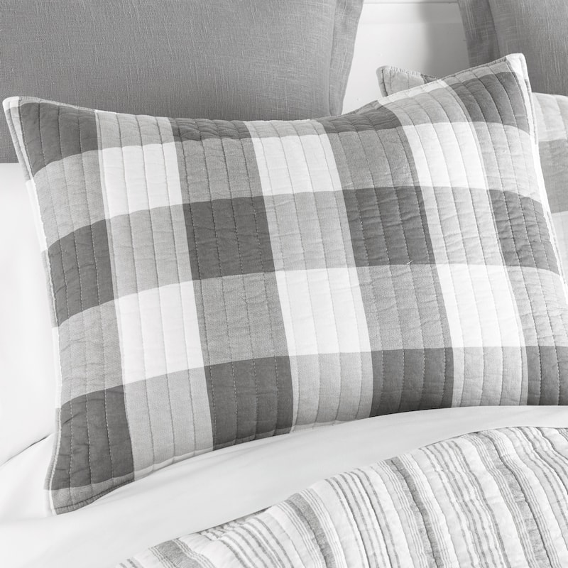 Camden Grey Full/Queen Quilt Set - Levtex Home