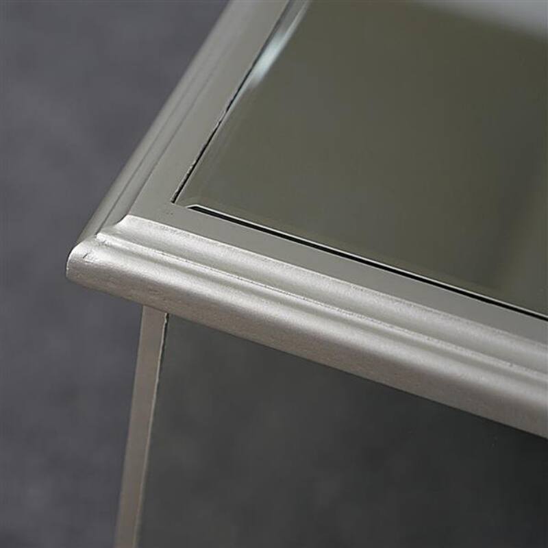 Illusions Collection Mirrored Entryway Console - (41.73 x 15.35 x 31.1)”