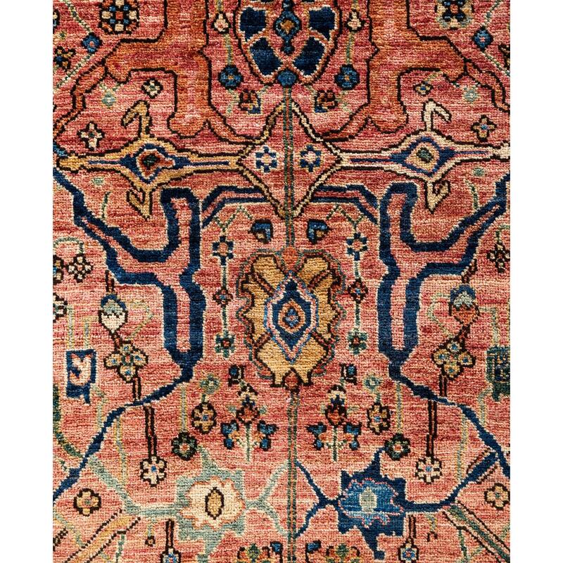 Serapi One-of-a-Kind Hand-Knotted Area Rug - Pink - 9' 2" x 12' 1"