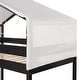 preview thumbnail 27 of 25, Twin Over Twin Wood Bunk Bed with Tent, Natural