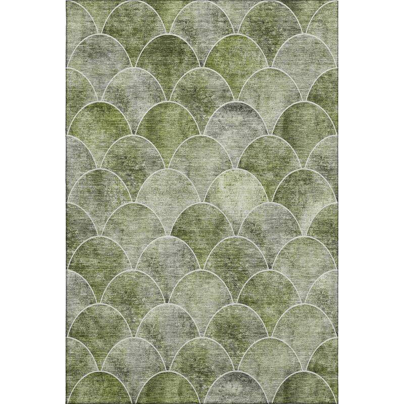 Premium Washable Super Soft Contemporary Geo Mayfield Rug