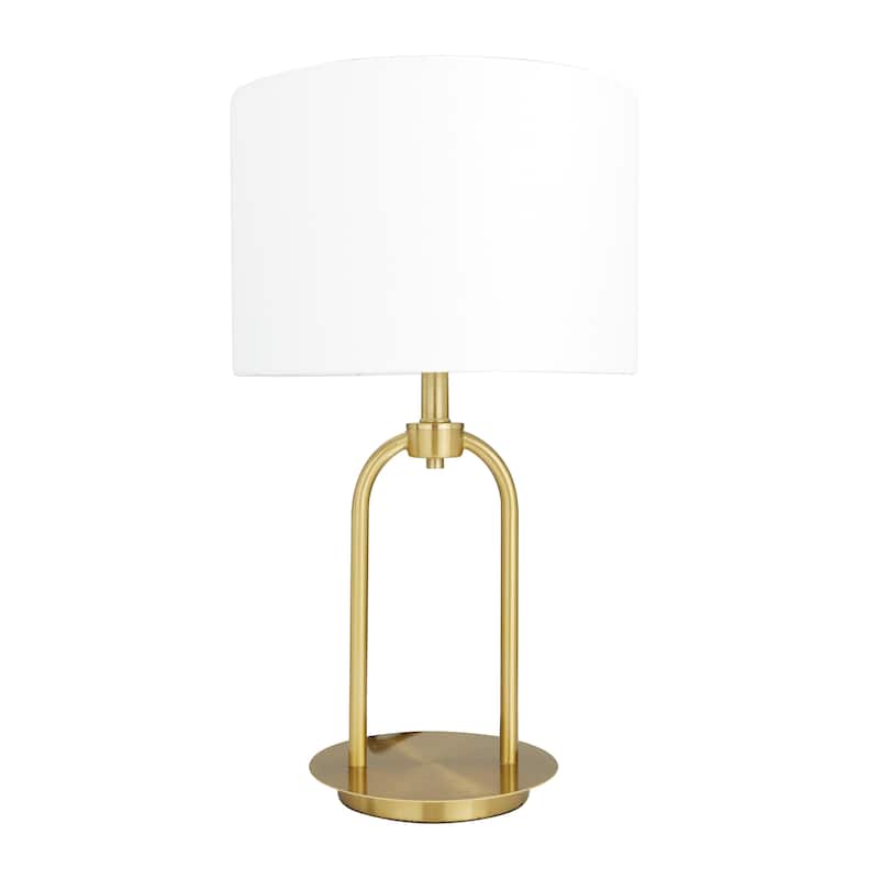 Metal Paper Clip Floor Lamp - Gold - Roche River Decor