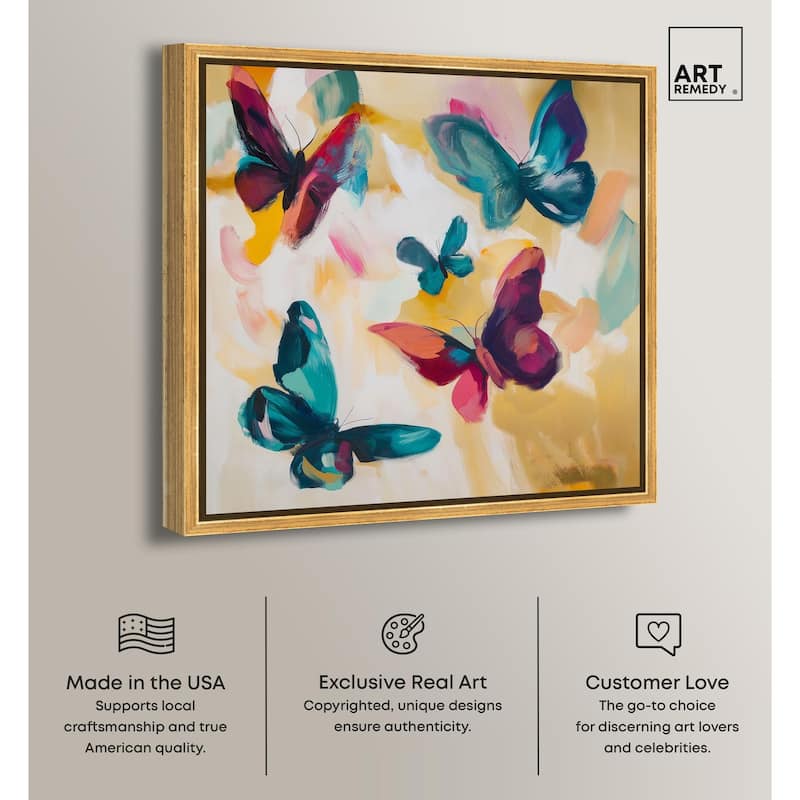 Wings in Waltz I Canvas by Art Remedy
