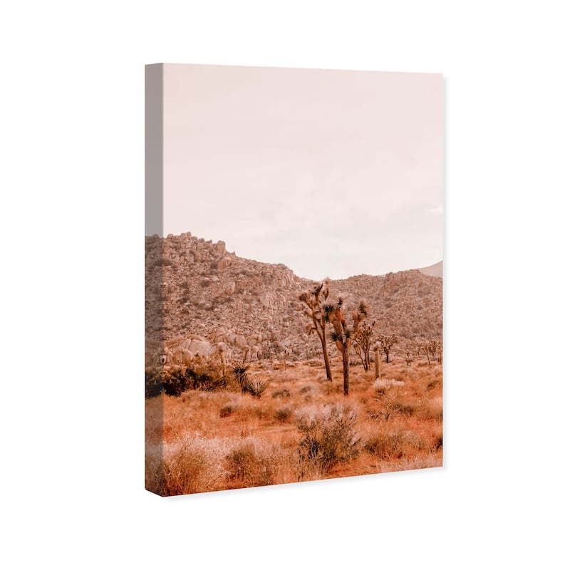 Wynwood Studio Canvas Floral and Botanical Warm Color Grassland II Brown and Rustic Wall Art Canvas Print
