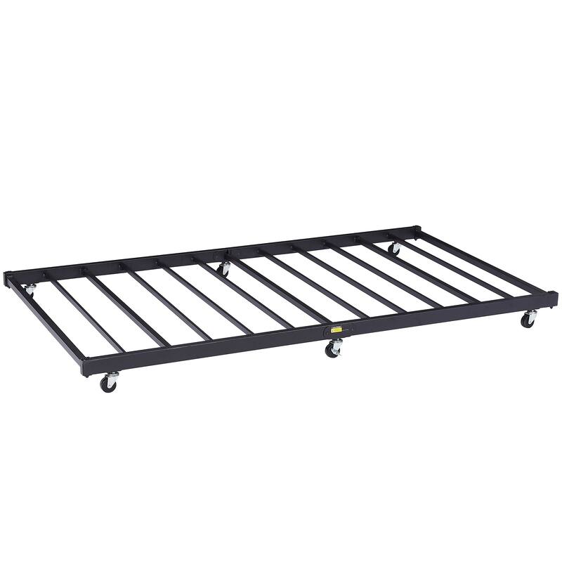VECELO Twin Trundle Bed Frame Only