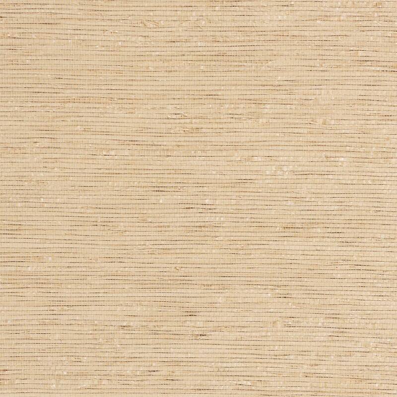 William Grasscloth 1-Drawer Nightstand with Open Shelves - Woven Texture Bedside Table with Gold Knob, Modern Coastal Accent