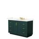 Option Green, Gold Trim, Giotto Quartz Top