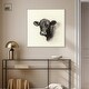 preview thumbnail 49 of 60, Darkness in Detail of Cow Canvas Animal Art Prints by Art Remedy