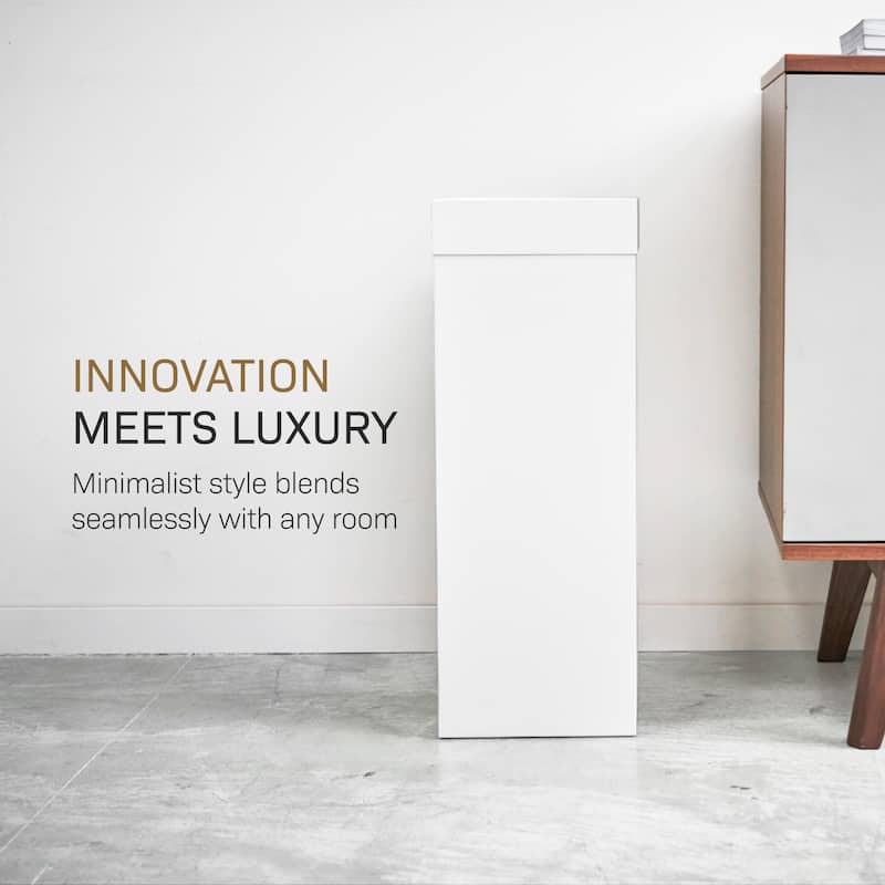 Yamazaki Home Trash Can, Steel, 7.25 gallons, 27 liters