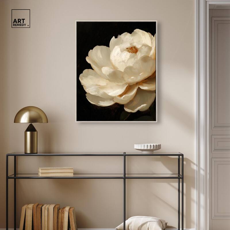 Dramatic Bloom Canvas by Art Remedy