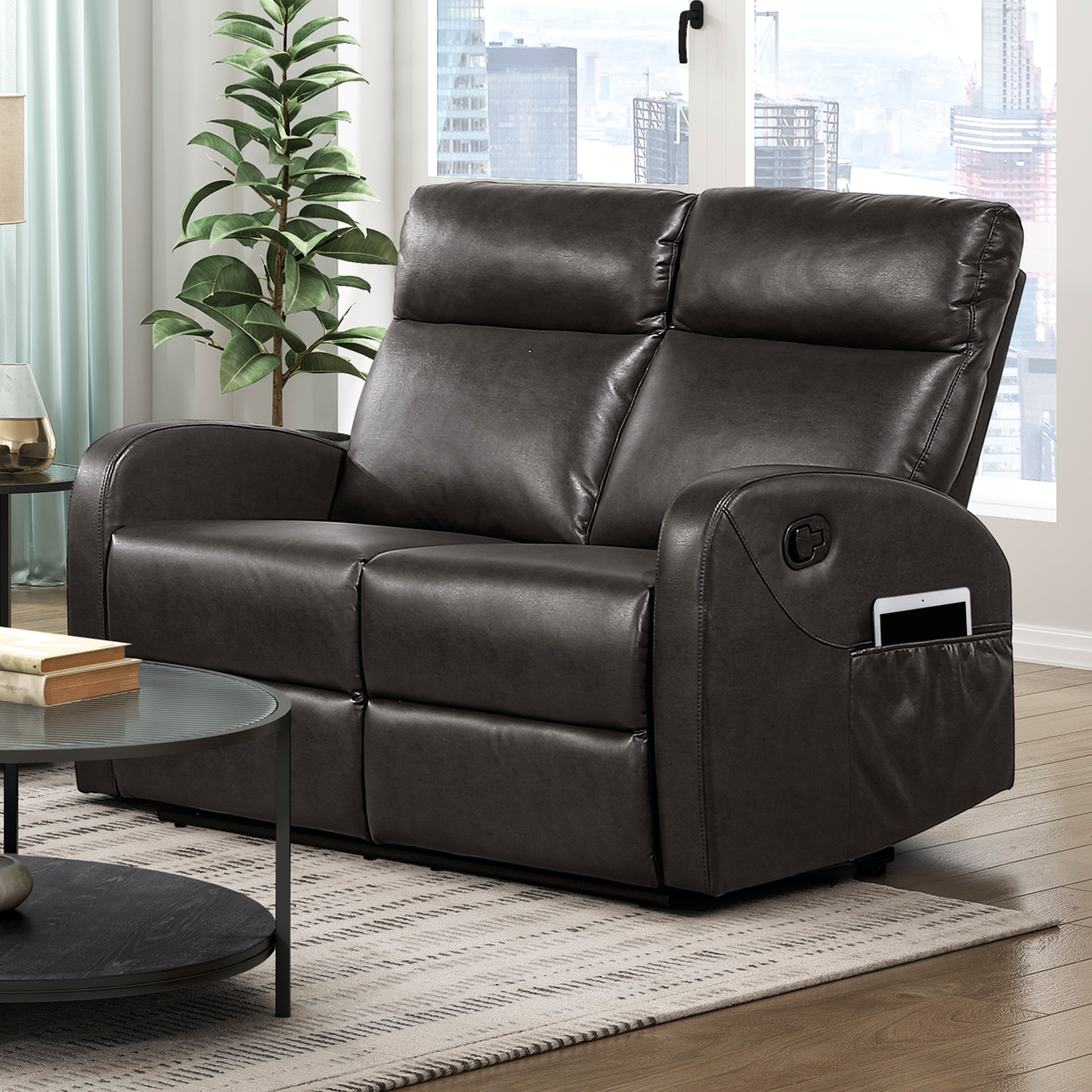 Fremont & Park Oliver Manual Double Reclining Loveseat - On Sale