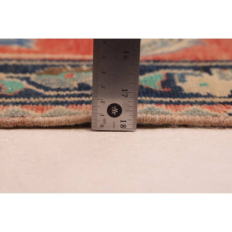 ECARPETGALLERY Hand-knotted Antalya Vintage Navy Wool Rug - 6'5 x 10'0