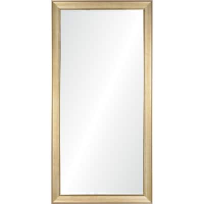 Framed Rectangular Wall Mirror - 60" - Antique Gold and Clear