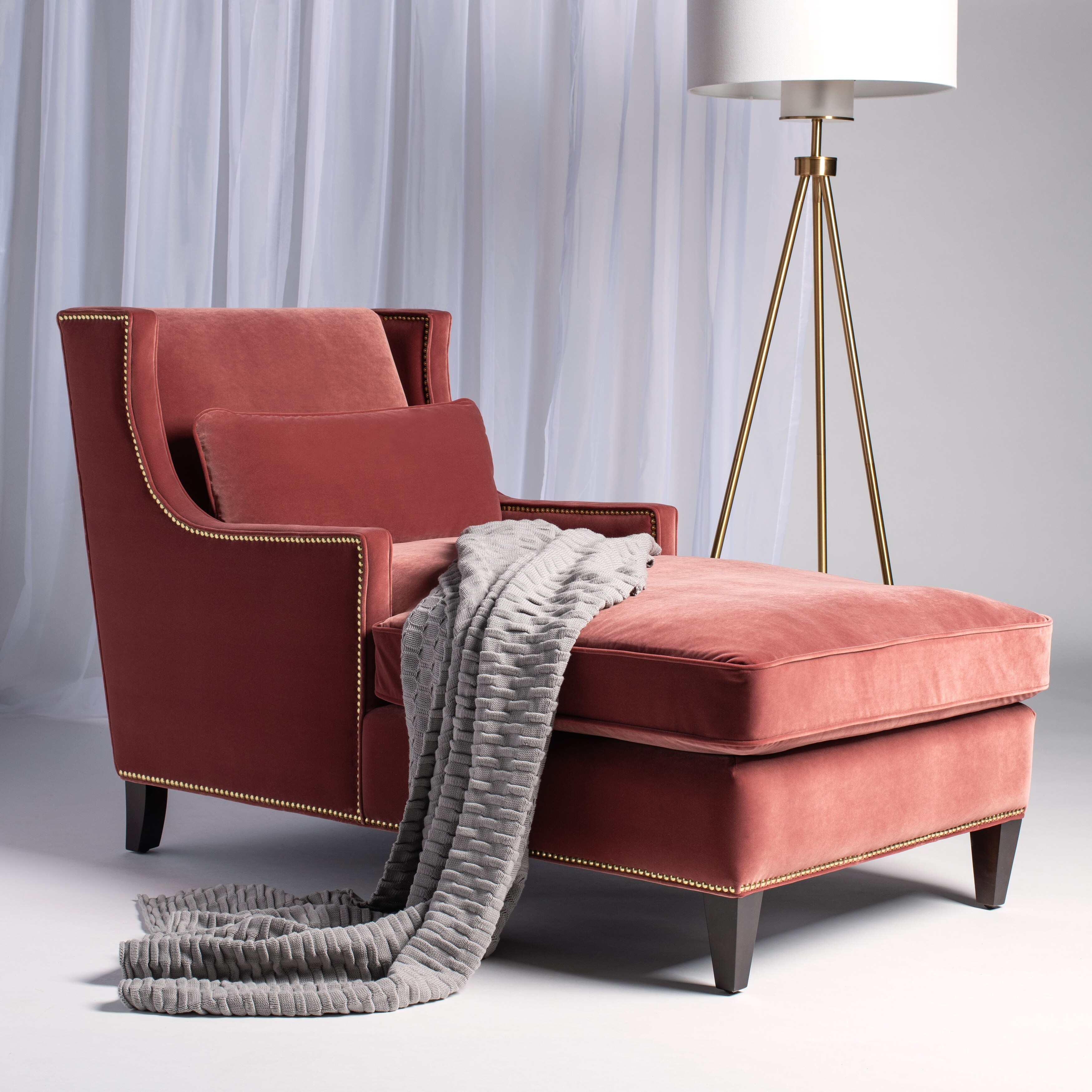 Safavieh couture sale vitali studded chaise