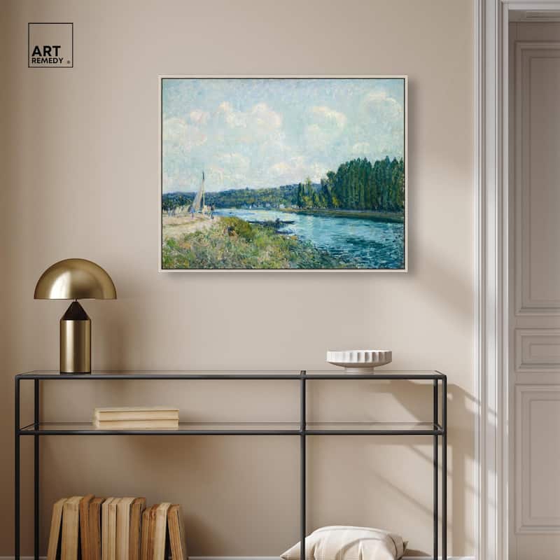 Sisley Banks of the Oise Canvas by Art Remedy