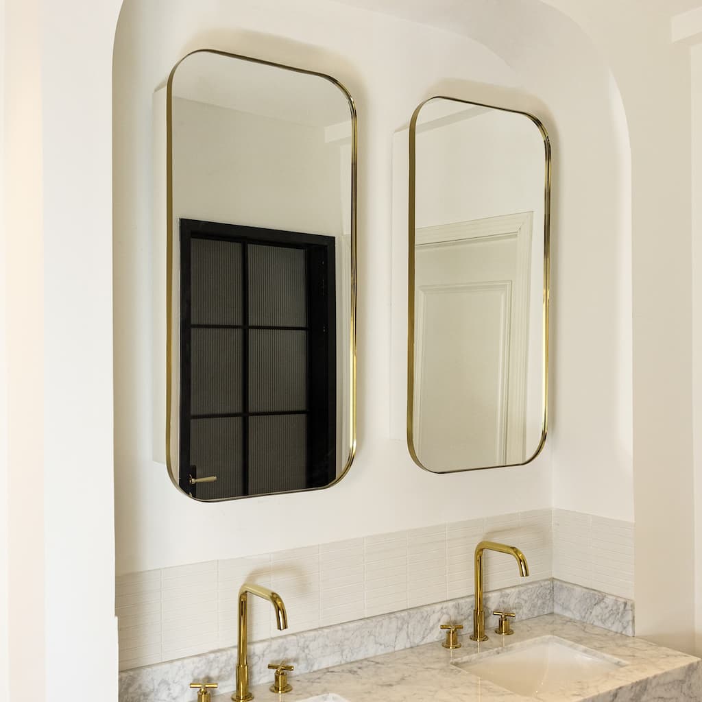 Recessed and Surface Mount Medicine Cabinet Mirror - 40" x 20"