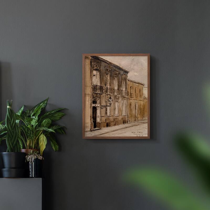 Vintage Landscape CCLVI -Framed Print