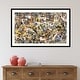 preview thumbnail 18 of 17, Convergence by Jackson Pollock Framed Art Print