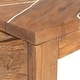preview thumbnail 4 of 3, vidaXL TV Stand 43.3"x23.6"x15" Solid Teak Wood - 43.3"x23.6"x14.2"