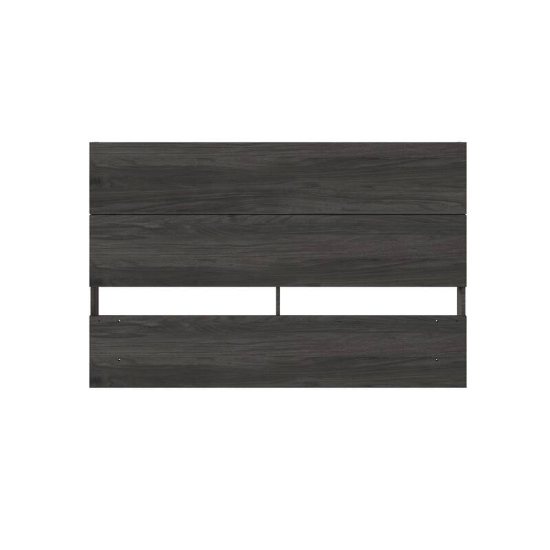 Panel Headboard - Bark Grey - Full
