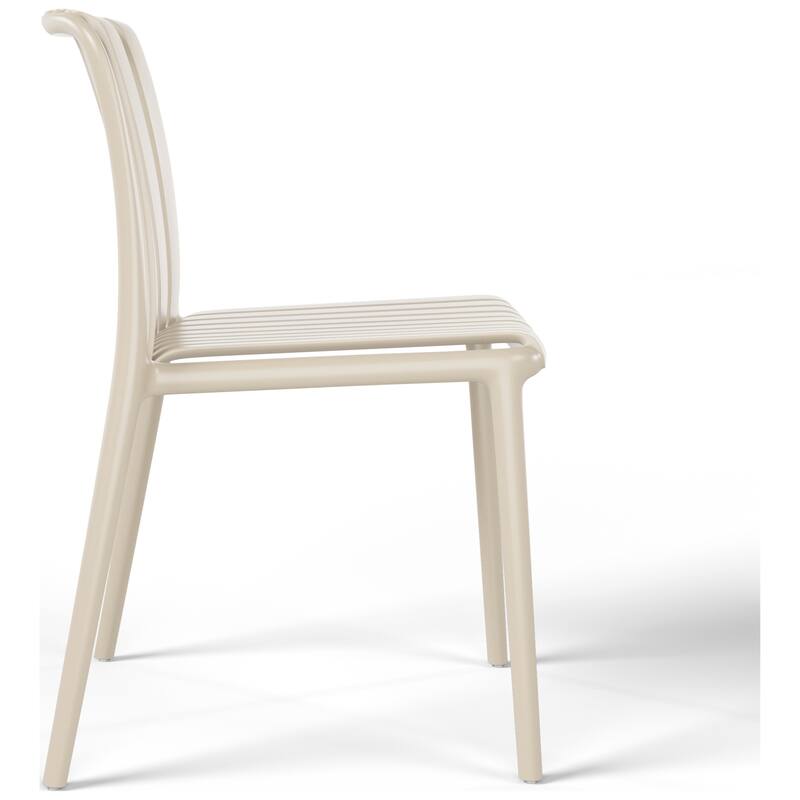 Frond and Form Outdoor Stacking Dining Side Chair (Set of 2)