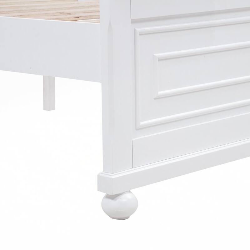 Pinewood Bed with Strengthened Bed Frame