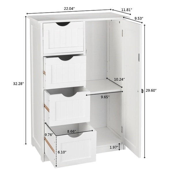 White single cheap door storage cabinet