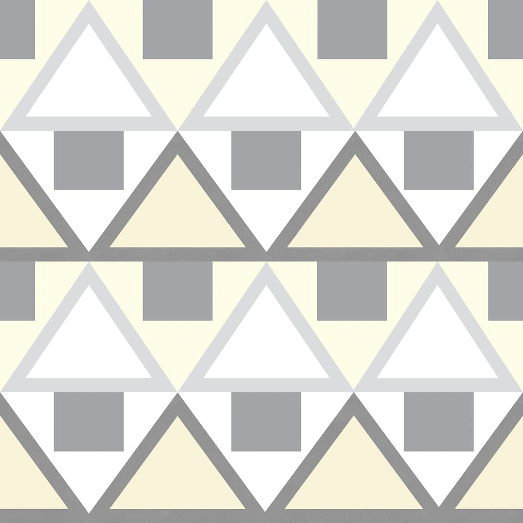 Aelfie Grey Madaket Geometric Peel & Stick Wallpaper