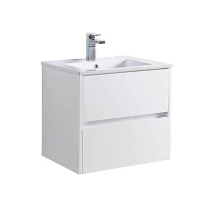 20"/ 24" / 30" / 36" Valencia Floating Vanity / Wall Hung Vanity Set