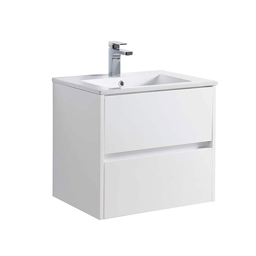 Blossom Valencia Floating Bathroom Vanity with Ceramic Sink