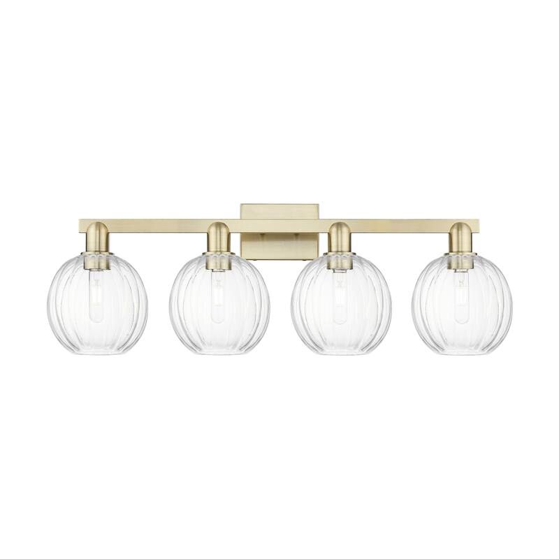 Innovations Lighting Downtown Urban - Preston - 4 Light 36" Globe Shade Bath Vanity Light