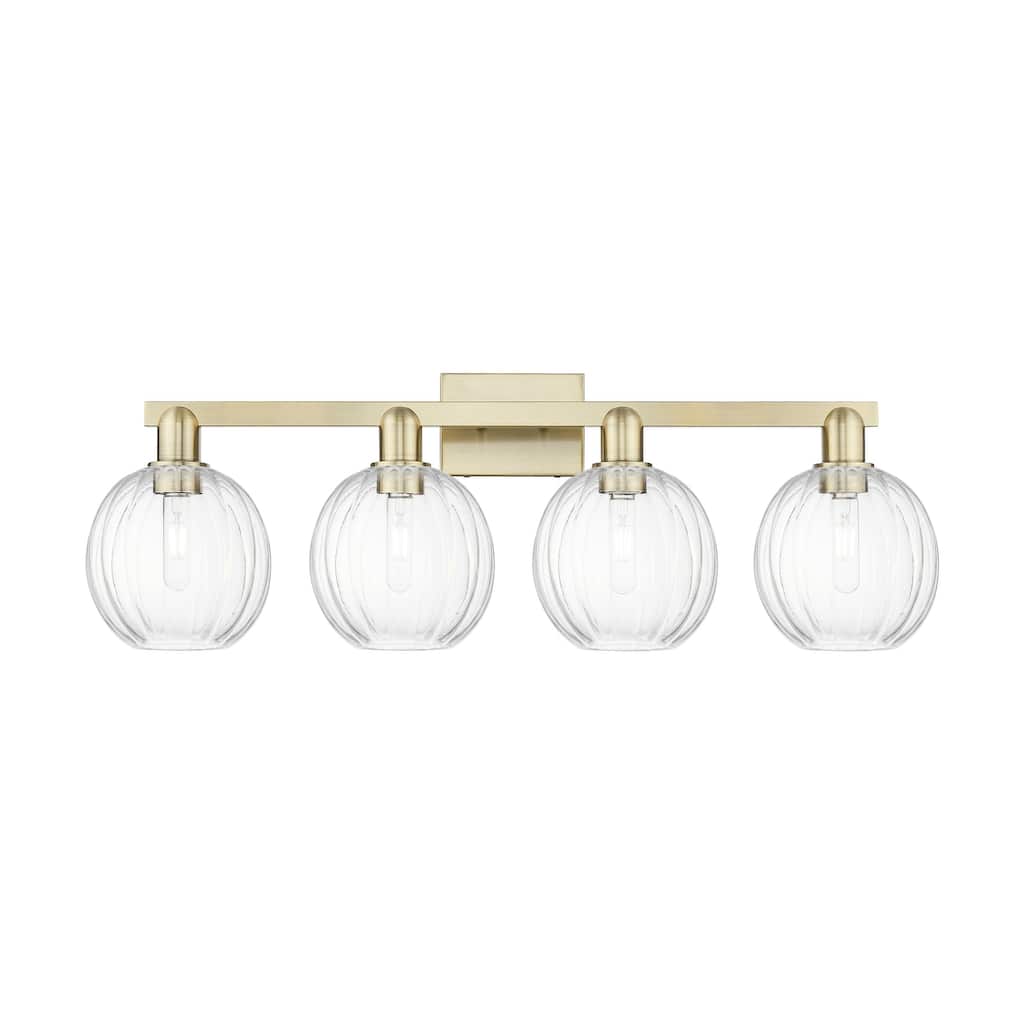 Innovations Lighting Downtown Urban - Preston - 4 Light 36" Globe Shade Bath Vanity Light