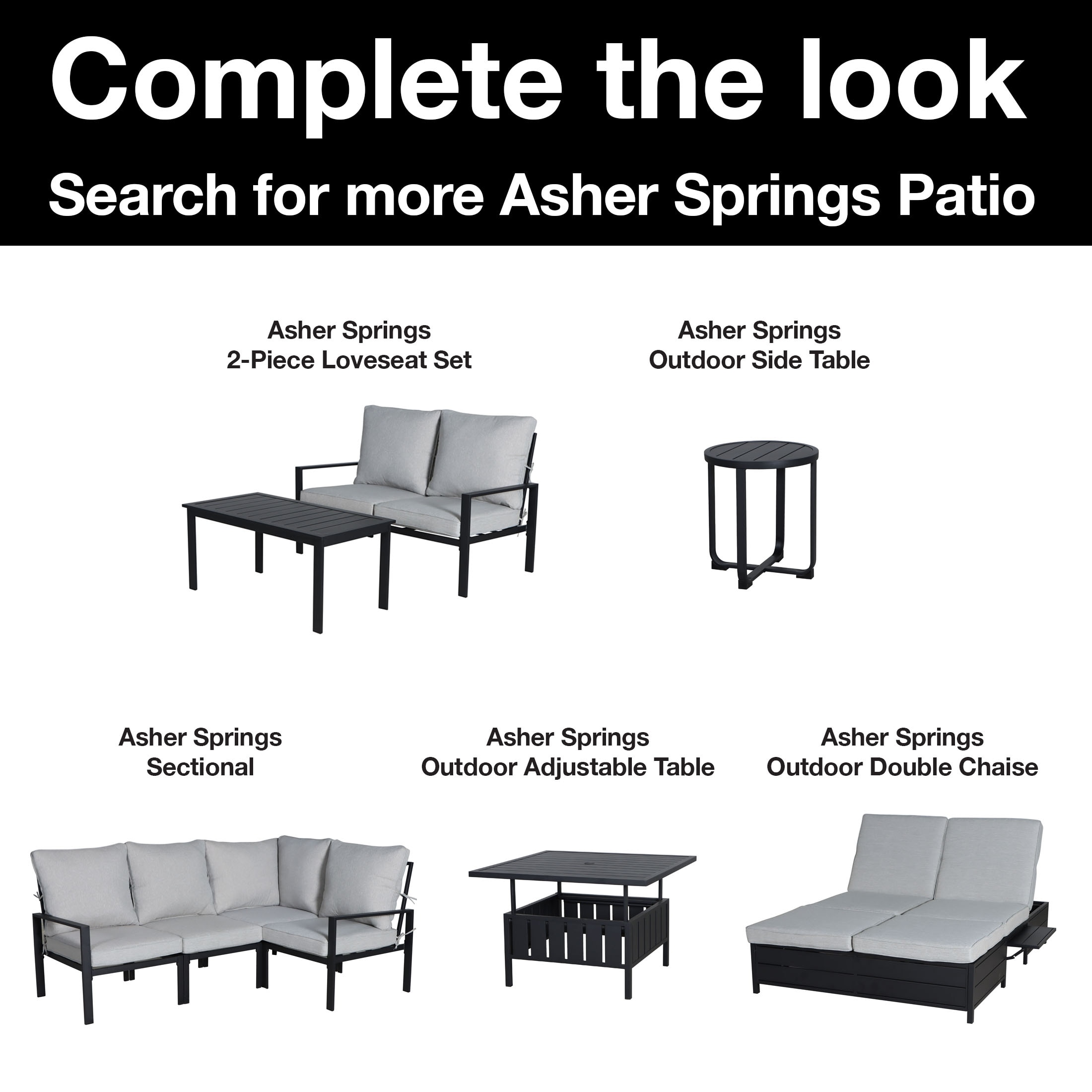 Asher springs 2 piece rocker set online