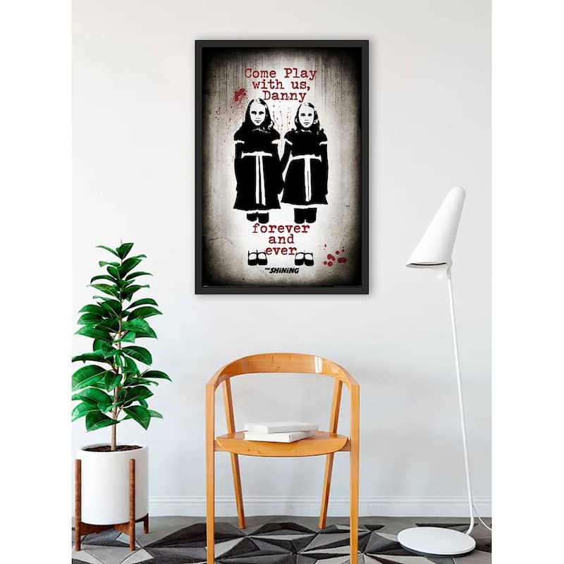 The Shining - Come Play Framed Art Poster - 24 x 36 Inch