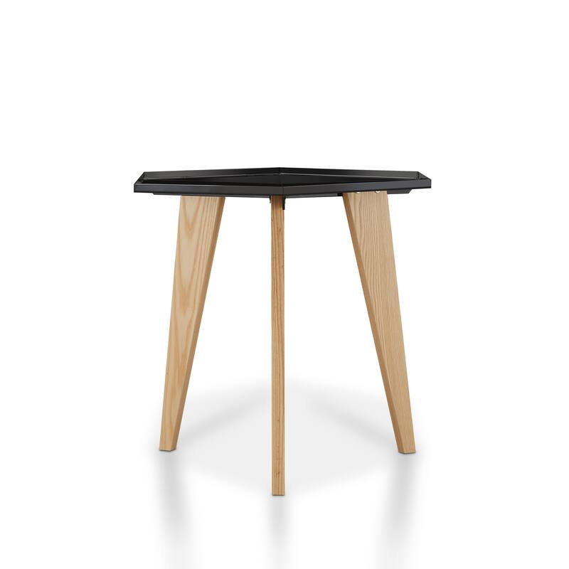 Keln Contemporary 19-inch Metal Geometric Side Table by Furniture of America
