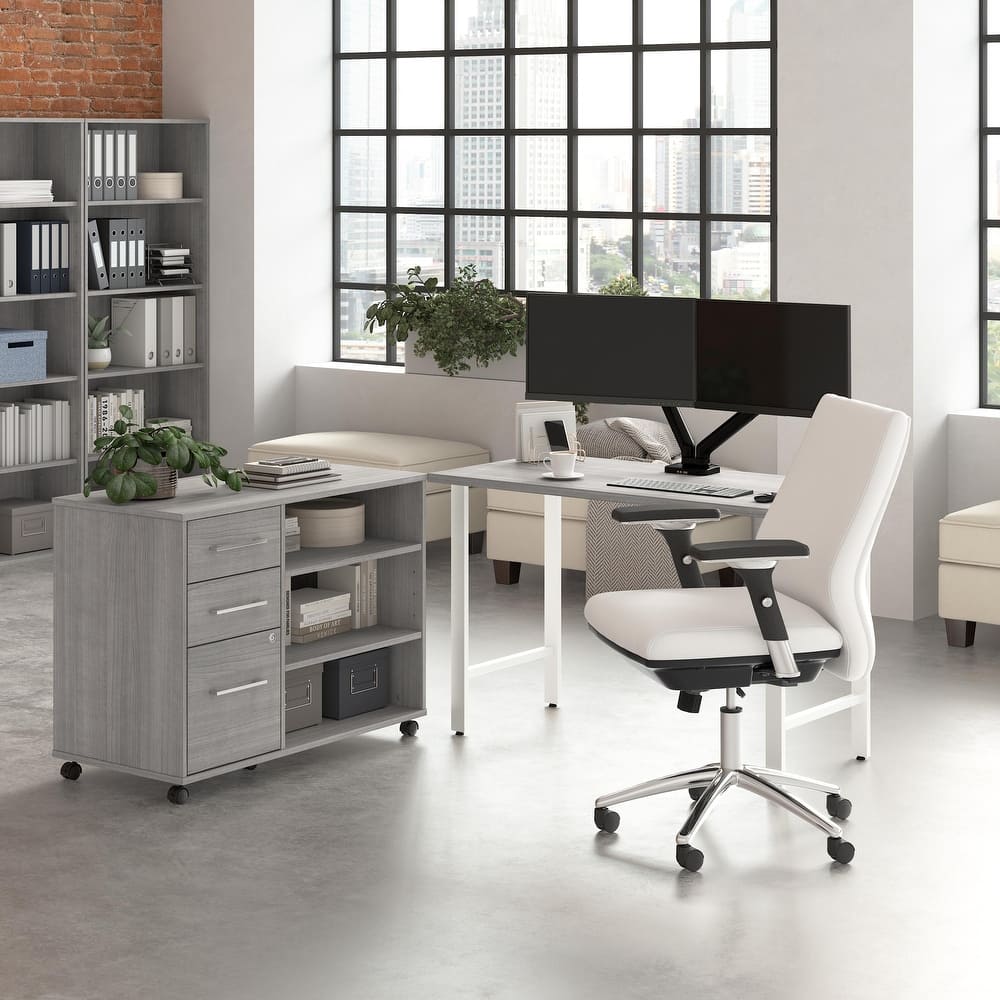 Bush Business Furniture Hustle 48W x 24D Computer Desk with Storage