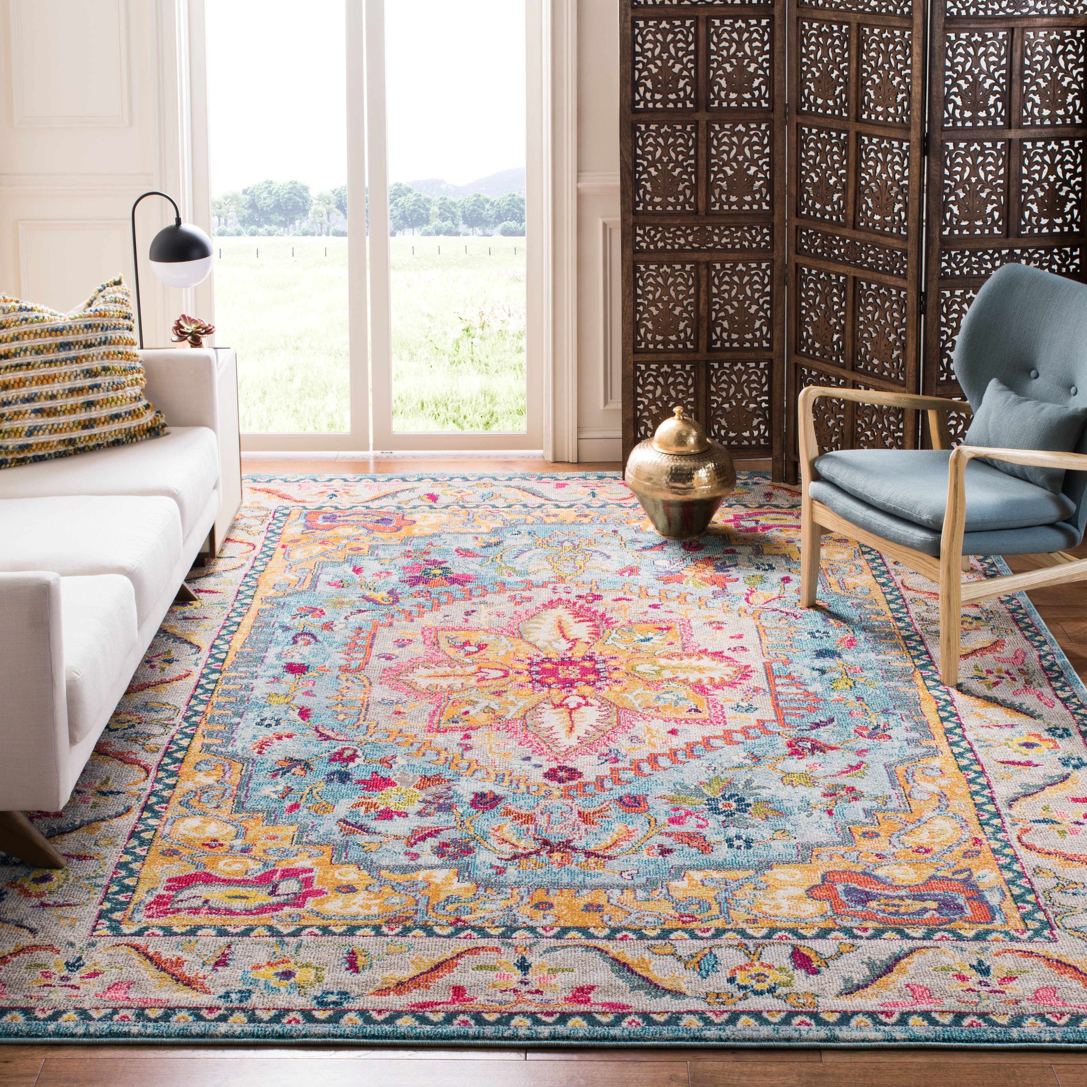 SAFAVIEH Phoenix Sameh Vintage Boho Oriental Rug