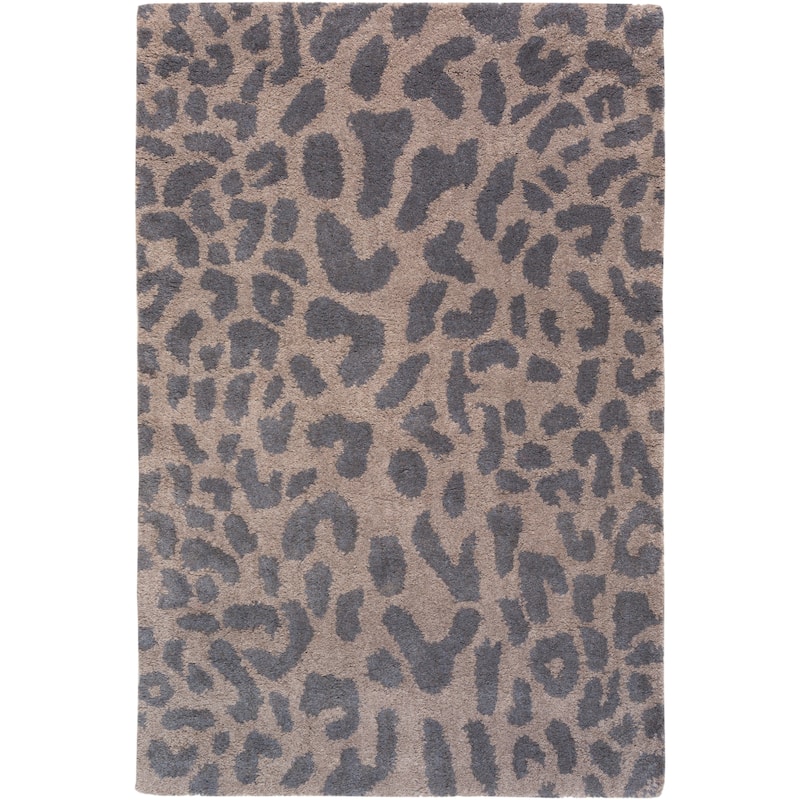 Silver Orchid Michel Hand-tufted Jungle Animal Print Wool Area Rug