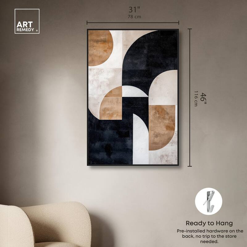 Arching Forms II Canvas by Art Remedy