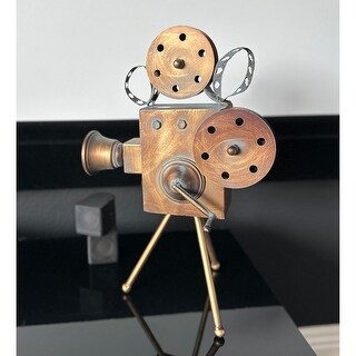 Vintage Classic Movie Projector Camera Sculpture Figurine - Bed Bath ...