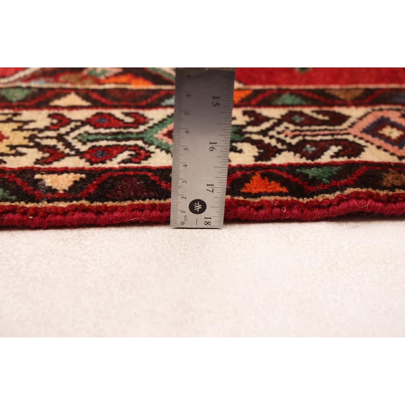 ECARPETGALLERY Hand-knotted Anadol Red Wool Rug - 3'2 x 5'0