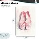preview thumbnail 10 of 8, Stupell Soft Blush Ballet Slippers Wall Plaque Design By Ray Powers