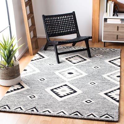 SAFAVIEH Handmade Aspen Tannie Moroccan Boho Wool Rug