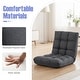 preview thumbnail 37 of 67, Costway Adjustable 14-Position Floor Chair Folding Lazy Gaming Sofa