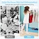 preview thumbnail 28 of 30, Gymax Kids Dress up Storage Hanging Armoire Dresser Costume Closet w/